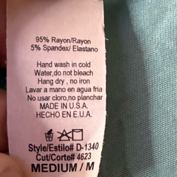 🆕7th Ray Sleeveless Belted Maxi In Nile Blue Gown with Ruffled Tiered Dress M🆕 - Picture 8 of 10